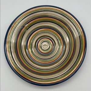 Tabletops Gallery “Los Colores” Multicolor Dinner Plate HandPainted Handcrafted